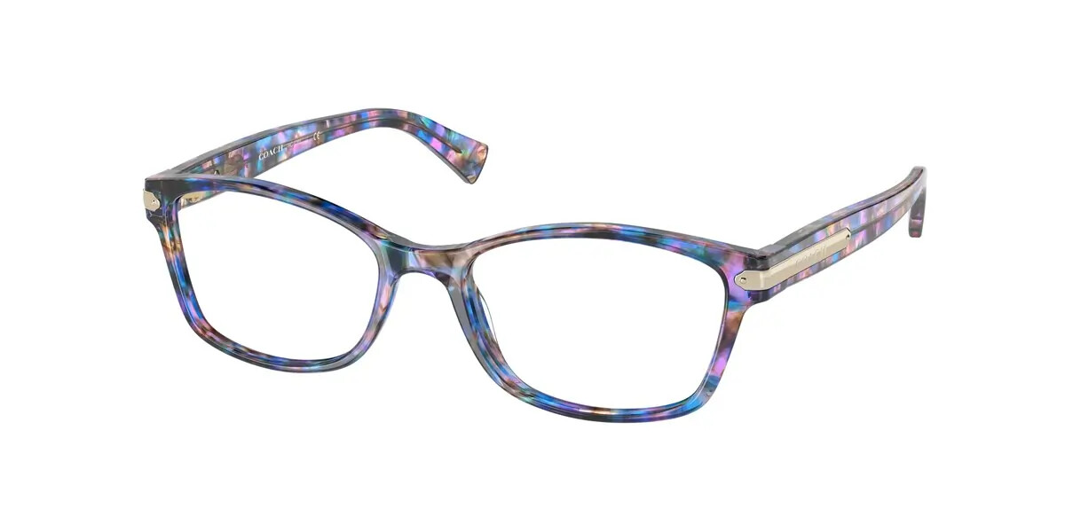 Coach Hc6065 3 Coach HC6065 5288 Purple Confetti Tortoise
