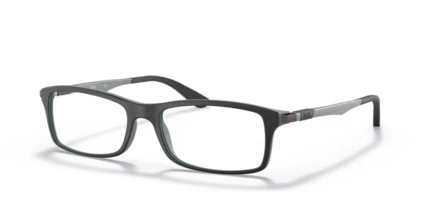 Ray-Ban RX7017 5197 Black on Green