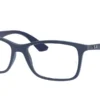 Ray-Ban RX7047 5450 Matte Transparent Blue