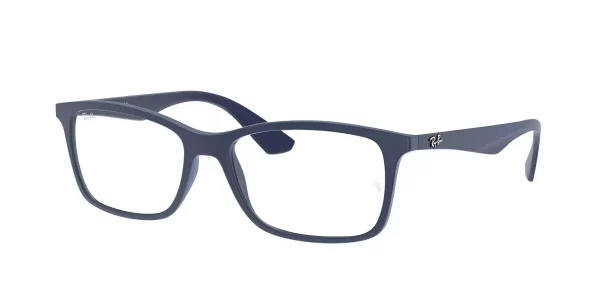 Ray-Ban RX7047 5450 Matte Transparent Blue