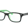Ray-Ban RY1531 3764 - Black on Green