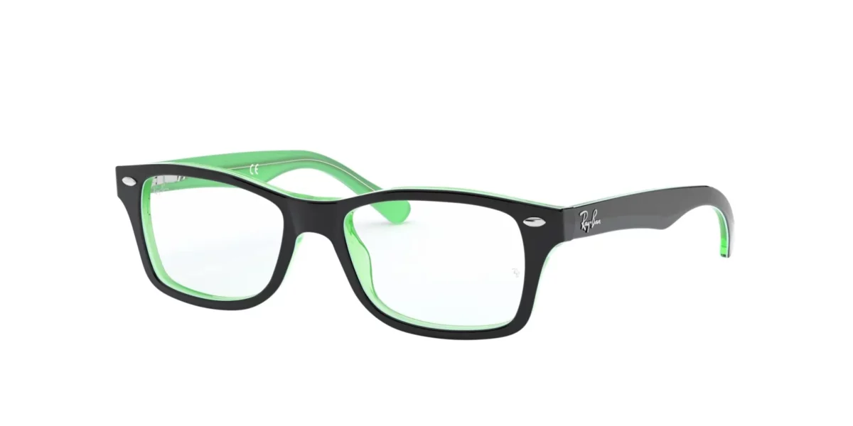 Ray-Ban RY1531 3764 - Black on Green