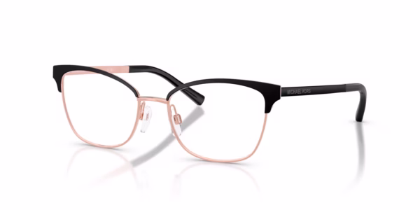 Michael Kors MK3012 1113 - Matte Black / Rose Gold