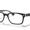 Ray-Ban RX5286 2034 - Black on Transparent
