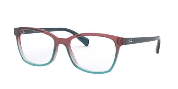 Ray-Ban RX5362 5834 - Burgundy White & Blue