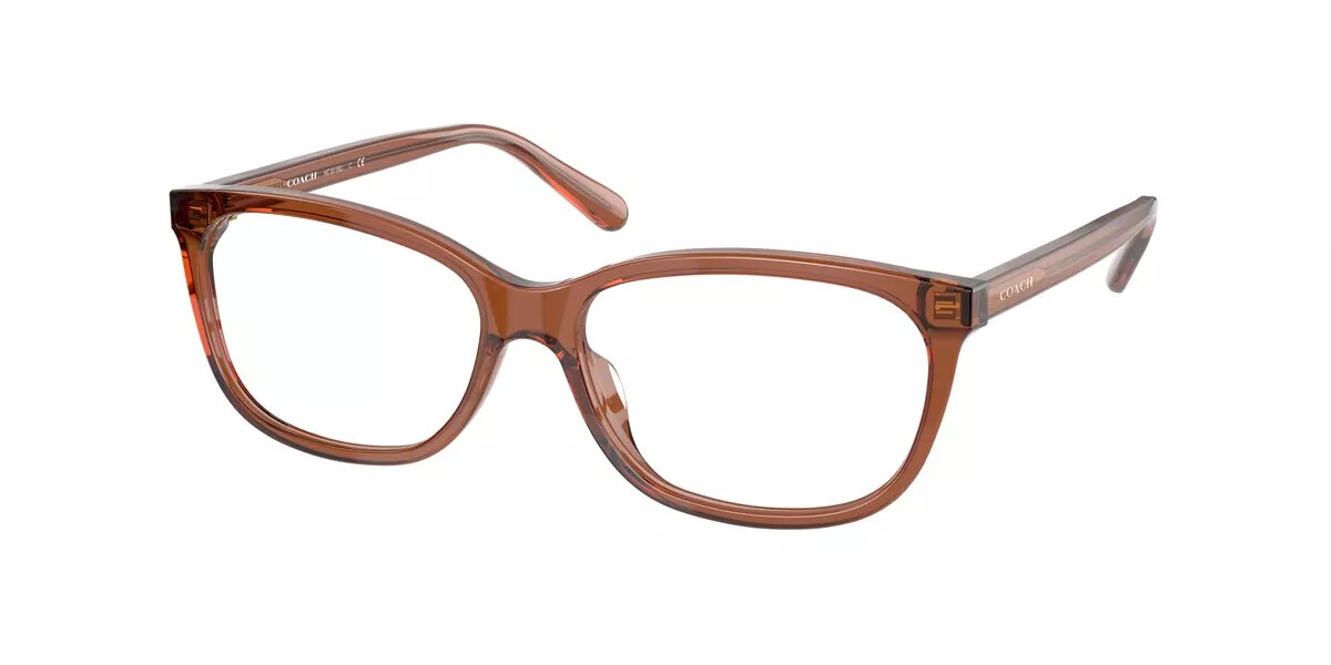 Coach Hc6139U Eyeglasses 7 Coach HC6139U 5662 Transparent Amber