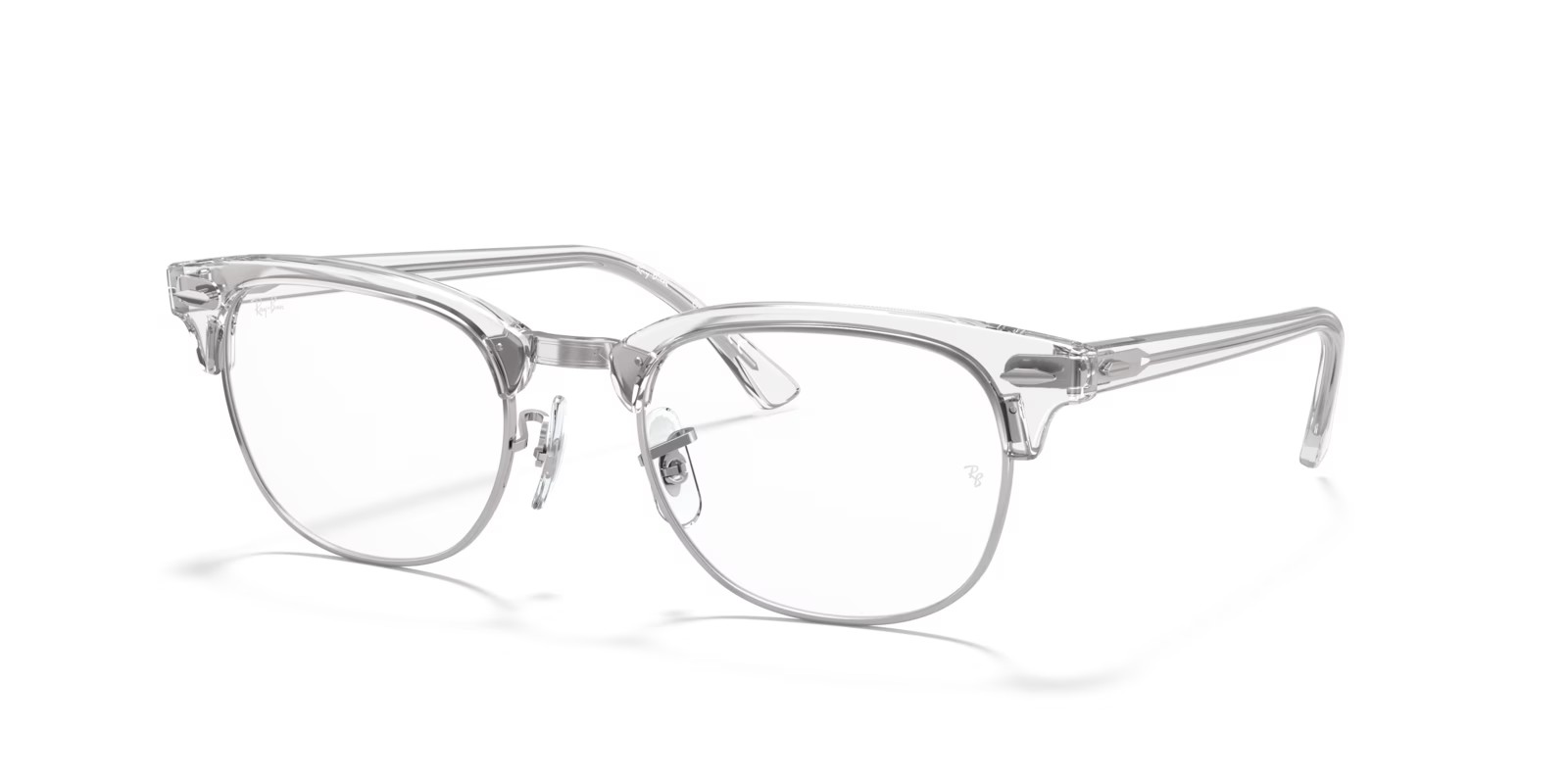 Ray-Ban Rx5154 Clubmaster 5 Ray-Ban RX5154 2001 - White Transparent