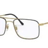 Ray-Ban RX6434 2946 - Black on Gold