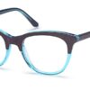 Menizzi M4024 C03 - Purple / Transparent Sky Blue