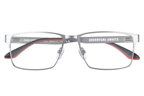 O'Neill Strom - Matte Light Gunmetal / Red 005 - Front