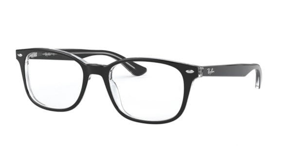 Ray-Ban RX5375 2034 - Black on Transparent