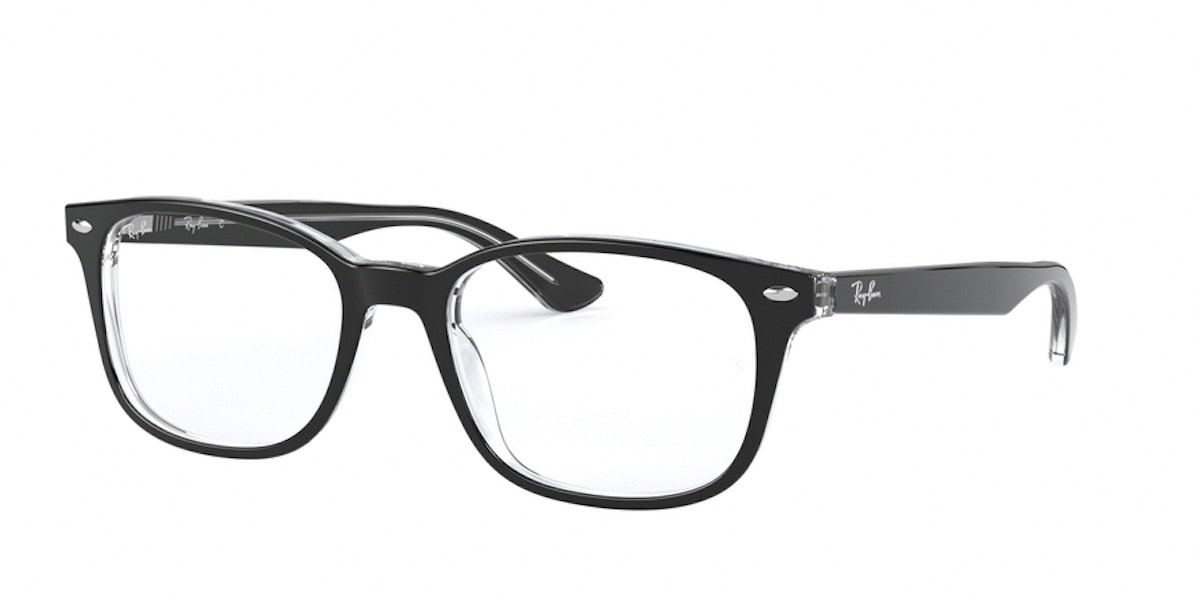 Ray-Ban RX5375 2034 - Top Black on Transparent