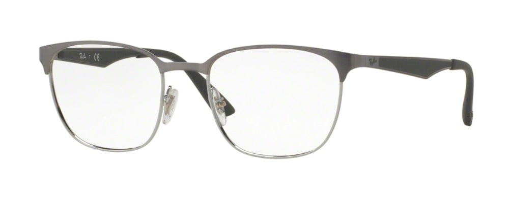 Ray-Ban RX6356 - 2874 Top Brushed Gunmetal on Silver