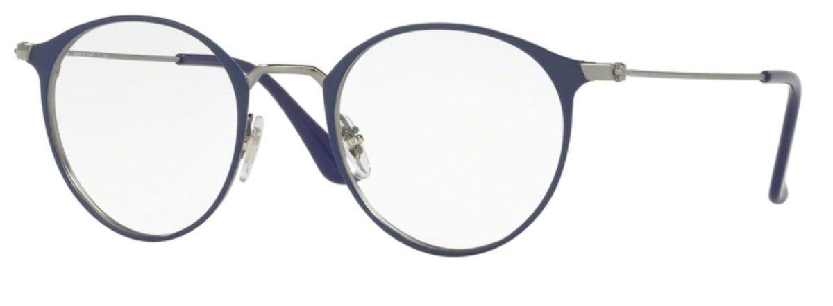 Ray-Ban RX6378 - 2906 Gunmetal / Shiny Blue