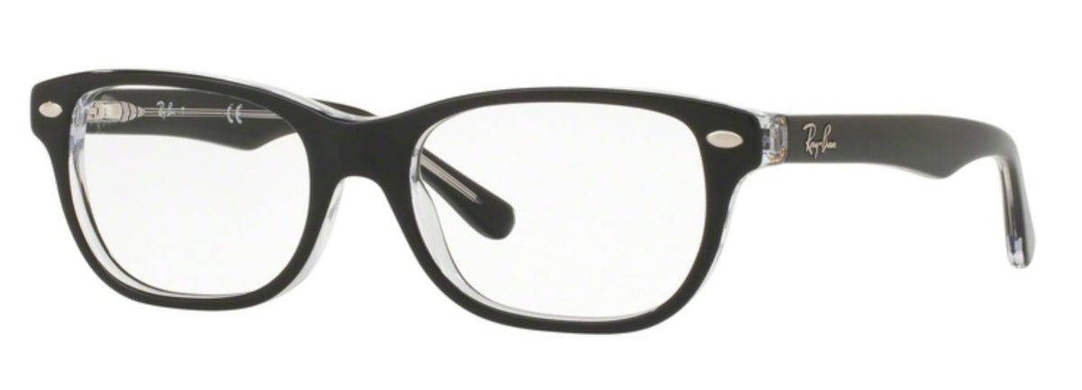 Ray-Ban RY1555 - 3529 Top Black on Transparent