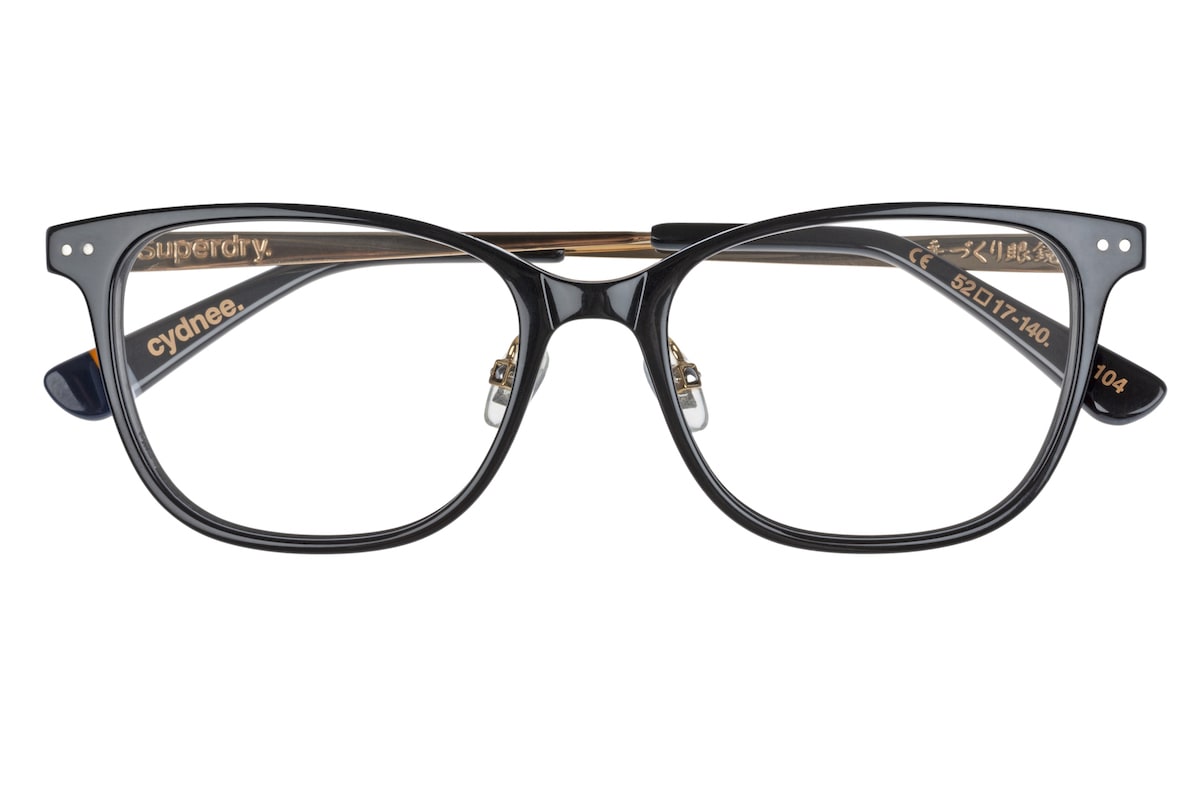 Superdry Cydnee 104 - Gloss Black / Gold - Front