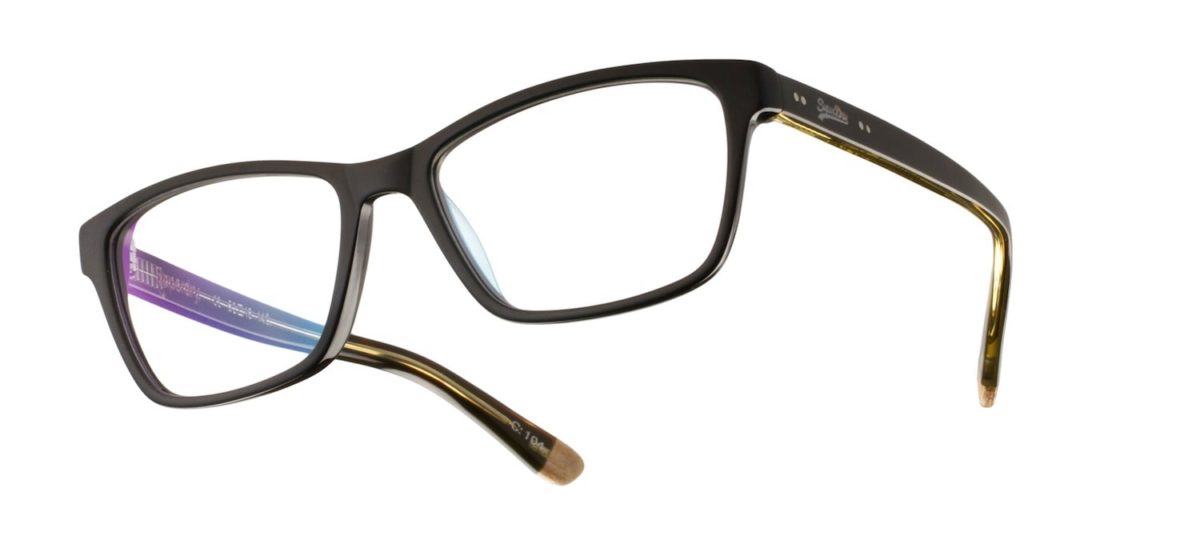 Superdry Leigh - 104 Matte black/Tort/Amber crystal