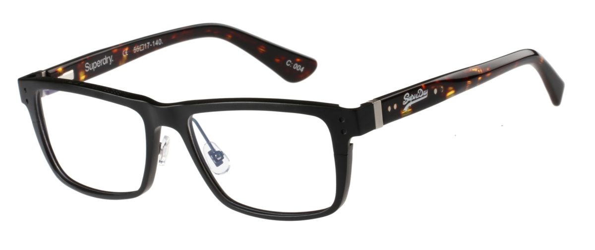 Superdry Foundry 004 - Matte Black / Tortoise