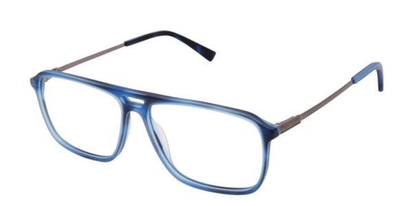 Perry Ellis PE445 3 Navy Tortoise Matte