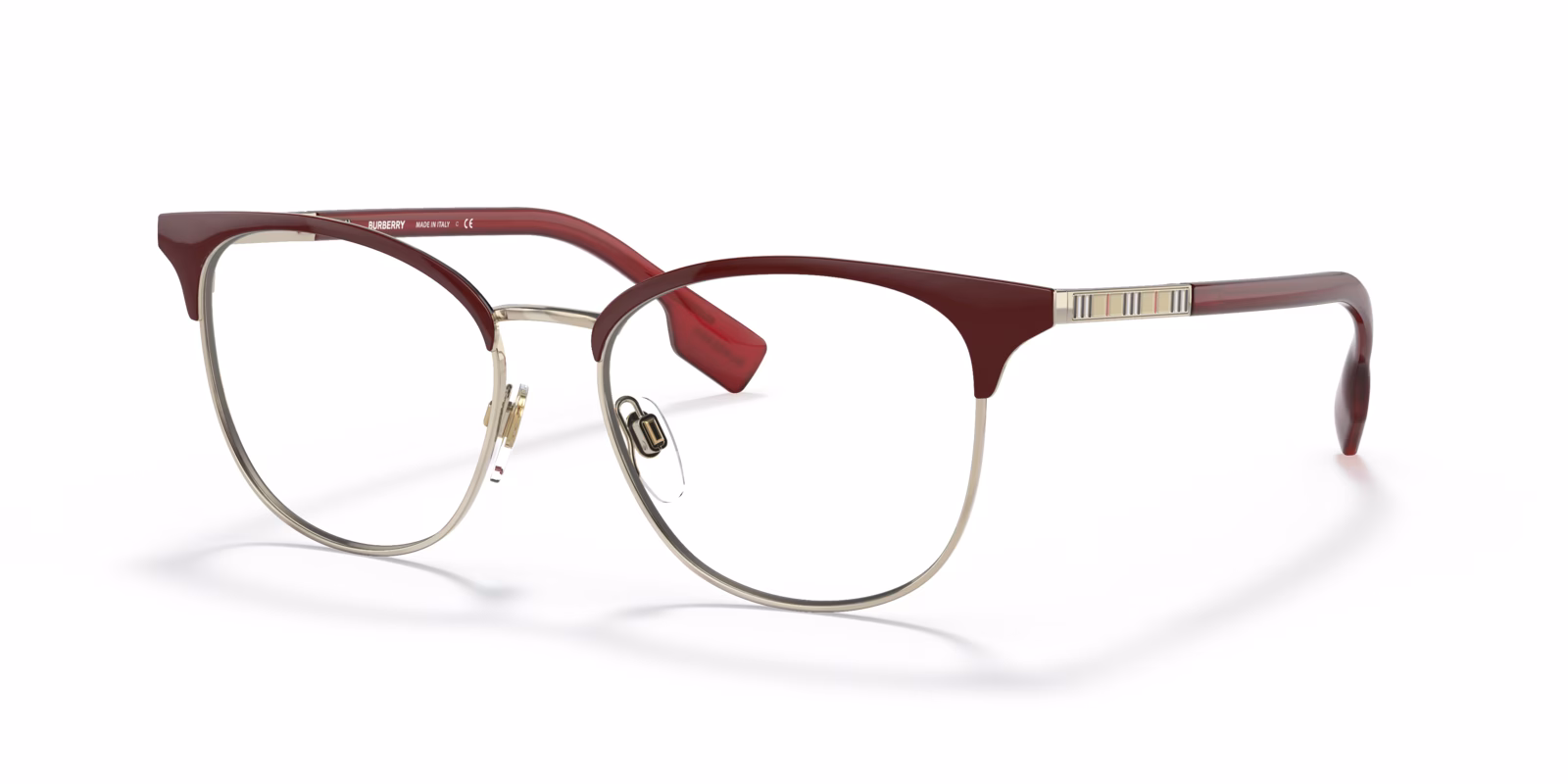 Burberry Be1355 5 Burberry BE1355 1319 - Light Gold / Bordeaux
