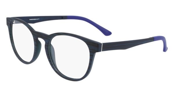 Marchon M-1502 412 Matte Navy Horn