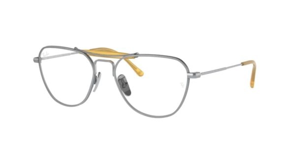 Ray-Ban RX8064V 1220 Brushed Silver