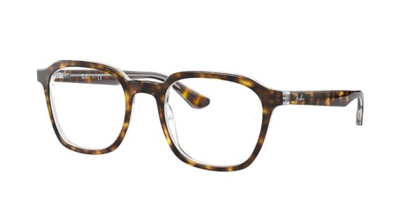 Ray-Ban RX5390 5082 Havana on Transparent
