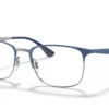 Ray-Ban RX6421 3041 - Blue on Gunmetal
