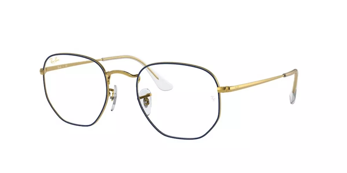 Ray-Ban RX6448 3105 Blue on Legend Gold