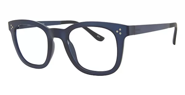 AirMag AP6472 C2 Matte Navy - Polarized Grey Sun Clip-On