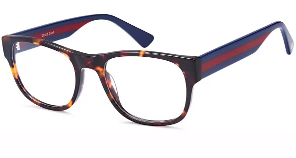 Capri DC210 Tortoise Blue Red