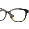 Burberry BE2357 3981 Top Check / Striped Havana