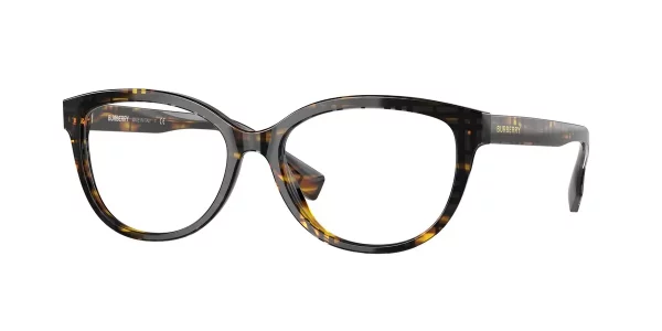 Burberry BE2357 3981 Top Check / Striped Havana