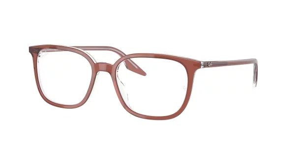 Ray-Ban RX5406 8171 Brown on Transparent