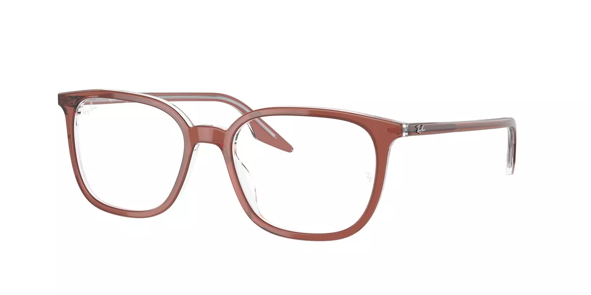 Ray-Ban RX5406 8171 Brown on Transparent