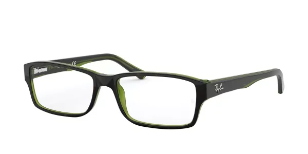 Ray-Ban RX5169 2383 Havana on Green Transparent