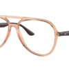 Ray-Ban RX4376V 8172 Transparent Brown