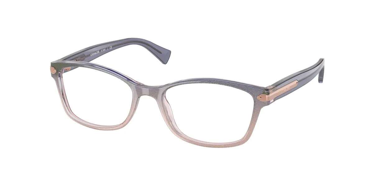 Coach Hc6065 6 oach HC6065 5554 Shimmer Violet Peach Gradient