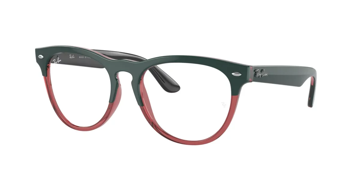 Ray-Ban RX4471V 8194 Dark Green on Transparent Light Red