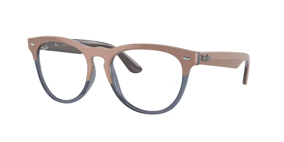 Ray-Ban RX4471V 8195 Beige onTransparent Dark Blue