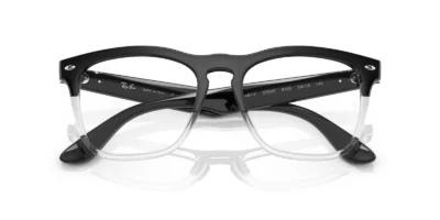 Ray-Ban RX4487V 8193 - Black on Transparent