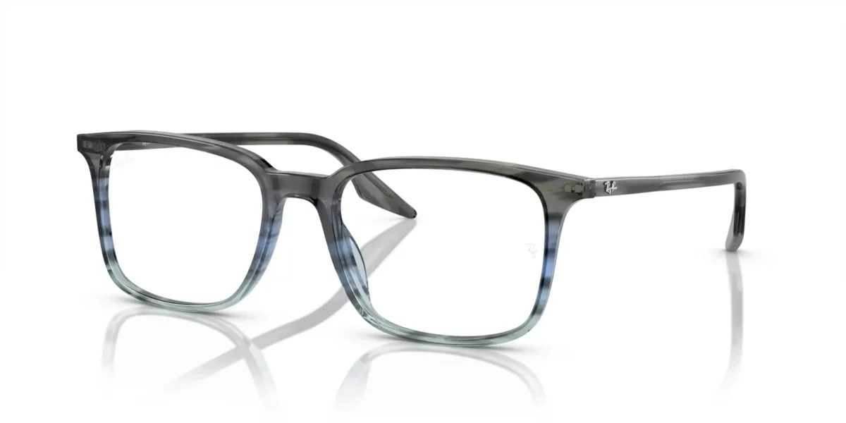 Ray-Ban RX5421 8254 - Striped Grey & Blue