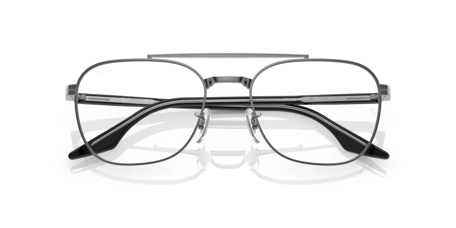 Ray-Ban Rx6485 1 Ray-Ban RX6485 2502 Gunmetal / Black