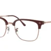 Ray-Ban RB7216 8209 Bordeaux on Rose Gold