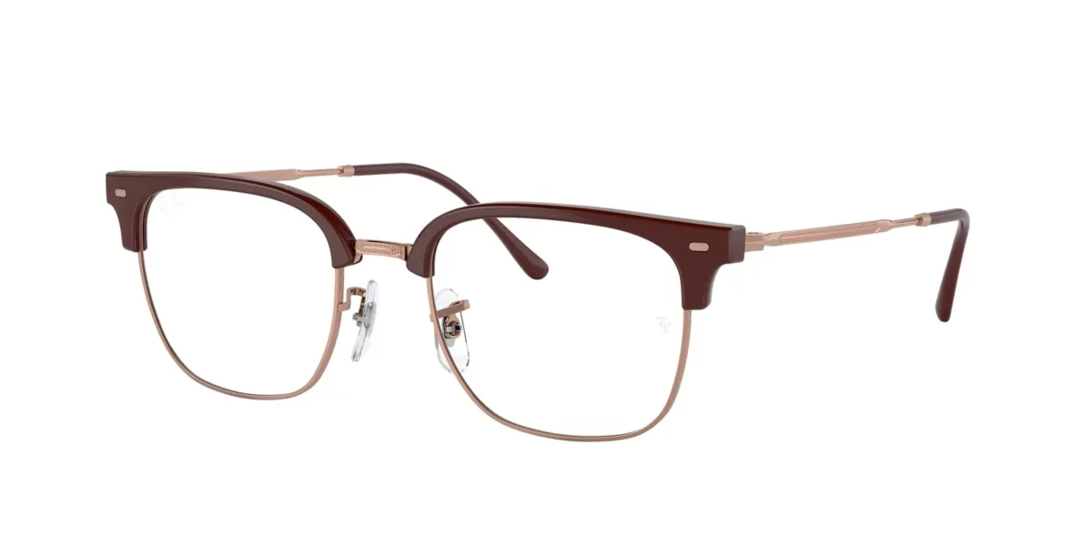 Ray-Ban RB7216 8209 Bordeaux on Rose Gold