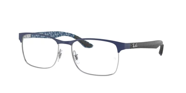 Ray-Ban RX8416 3016 Matte Blue on Silver