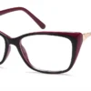 Capri Emma Black Burgundy