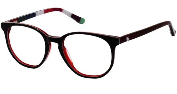 Hello Kitty HK364 3 Black Denim / Red