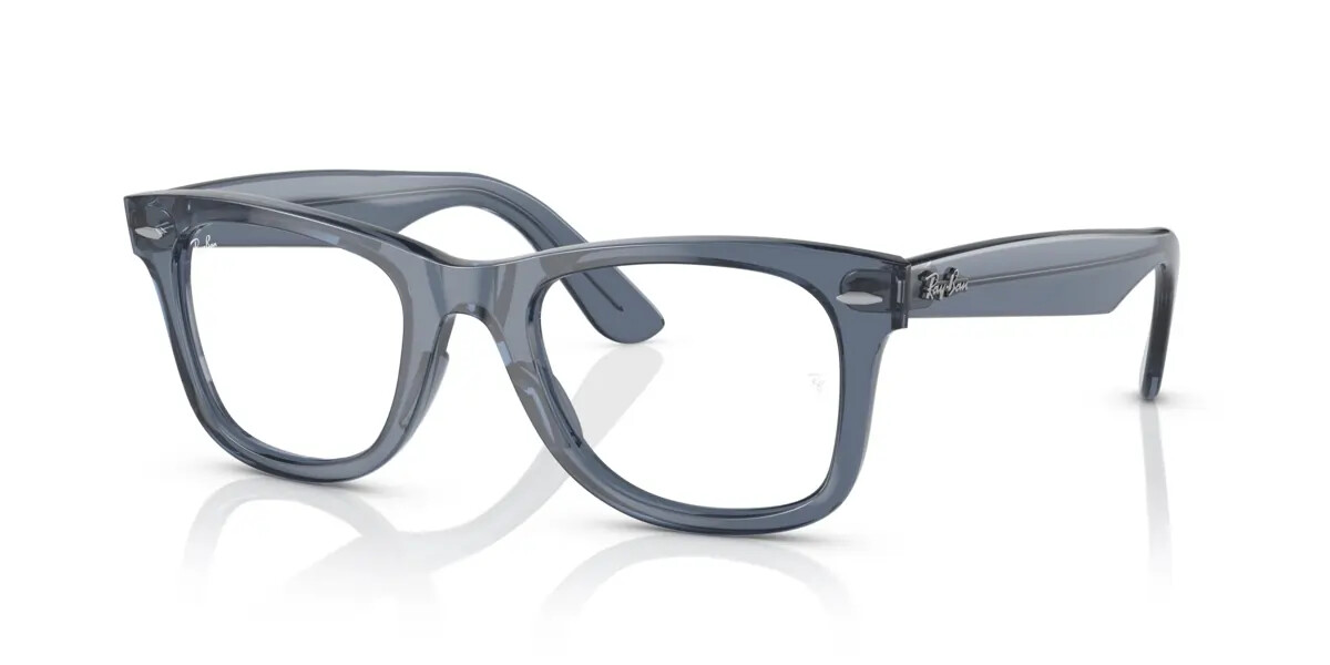 Ray-Ban Rx4340V Wayfarer Ease 4 Ray-Ban RX4340V 8223 Transparent Dark Blue