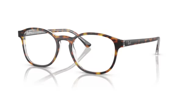 Ray-Ban RX5417 5082 Havana on Transparent